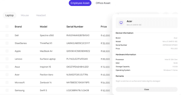 Assets Management